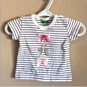 United Colors of Benetton striped tee shirt